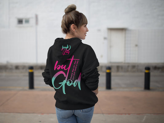 But God Hoodie Motivational Religious Faith Inspire Pray